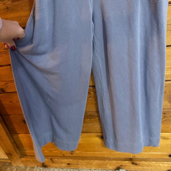 ATHLETA Wide Leg Serenity Sleeveless Pockets Purple Jumpsuit Small - Picture 5 of 8